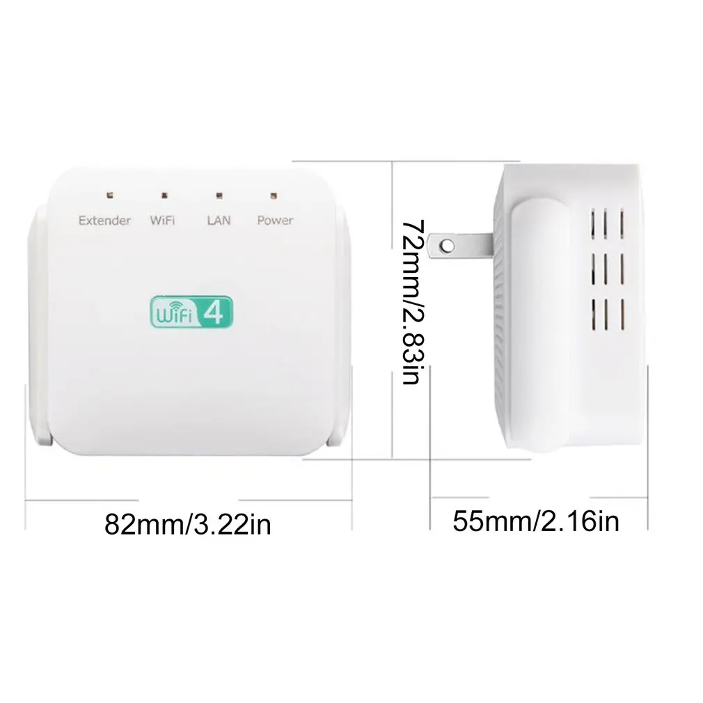 

300Mbps 2.4Ghz Wireless WiFi Repeater Router Long Range Extender Signal Booster WiFi Repeater Long Range Extender