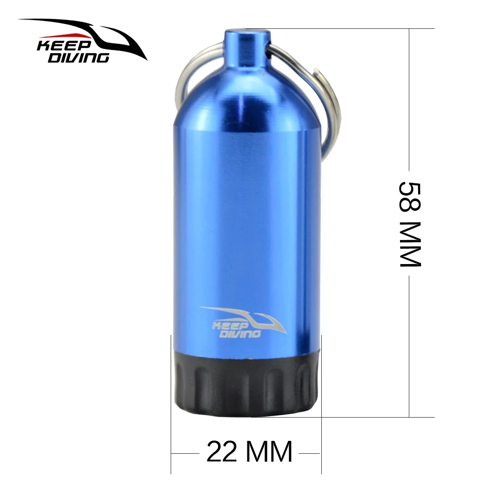 

KEEP DIVING Aluminum Alloy Mini Scuba Tank with One Pick Needle and O-rings for Ding & Yoke Scuba Diving AcDiver BCD Accessories