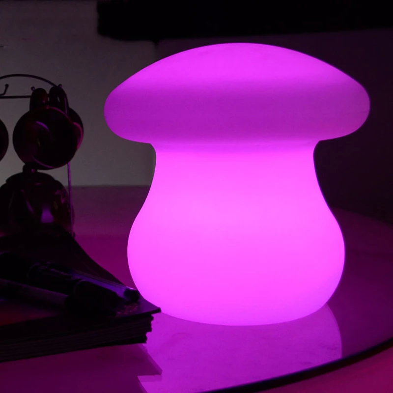 Светодиодный ночник USB Перезаряжаемый грибной Настольный светильник RGB плавающий IP68 Открытый водонепроницаемый декоративный светильник s с пультом дистанционного управления