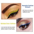Наклейки для век, магнитные, многоразовые, пластиковые, удобные, простые в эксплуатации, для макияжа век, для выступлений на сцене, 1 набор