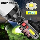 Открытый Портативный фонарик светодиодный фонарик супер яркий большой диапазон USB Перезаряжаемый маленький ксеноновый фонарь Тактический светильник фонарь для дома