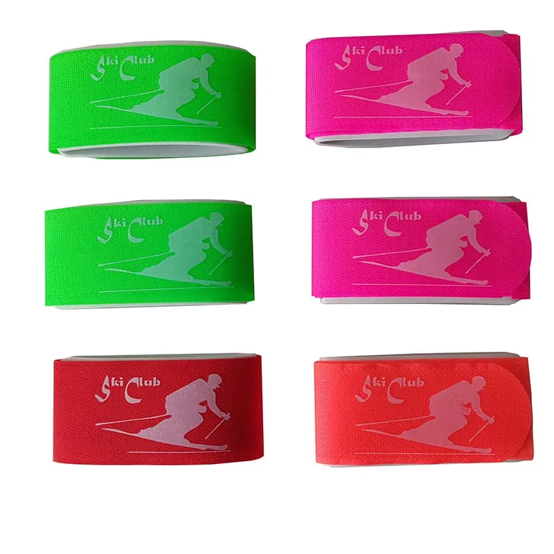 Bedruckbares Kabelbinderband mit Ihrem Logo, Rutschfester Skistock-Gurt, Ski-Fixierband, Snowboard-Befestigung – Detail 4