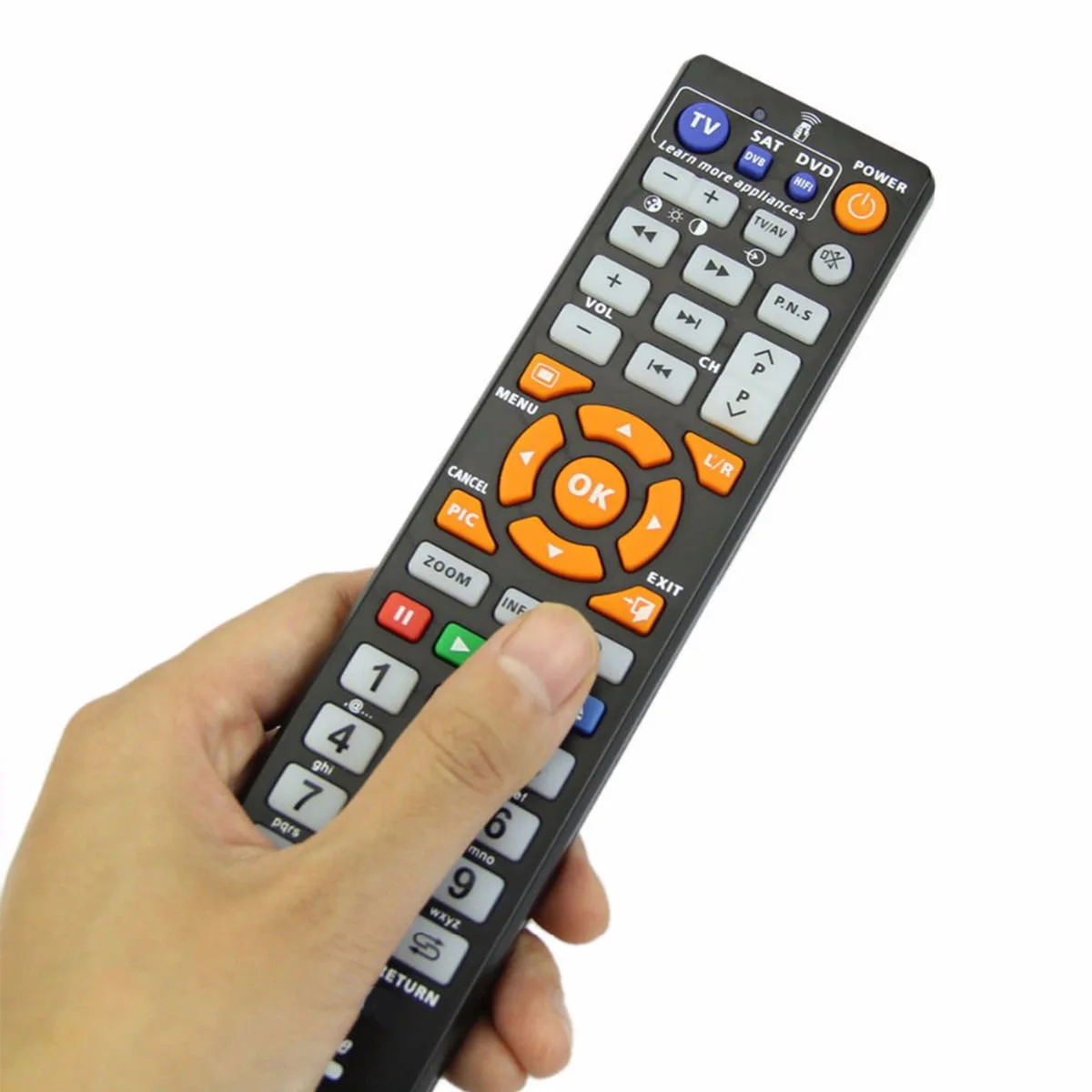 С узнать Функция дистанционного Управление для ТВ DVD CBL пульт ДУ Универсальный
