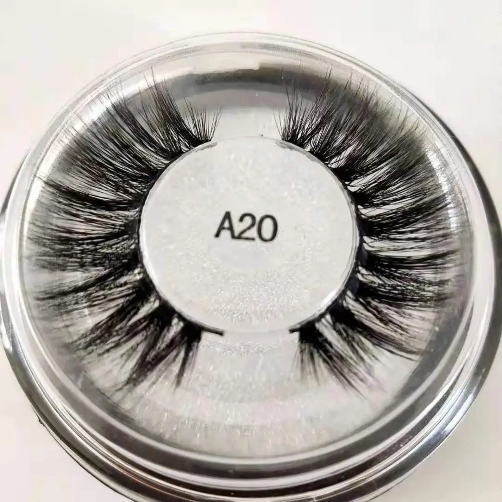 20 мм длинные 3D Искусственные норковые ресницы Экстра Длина большие