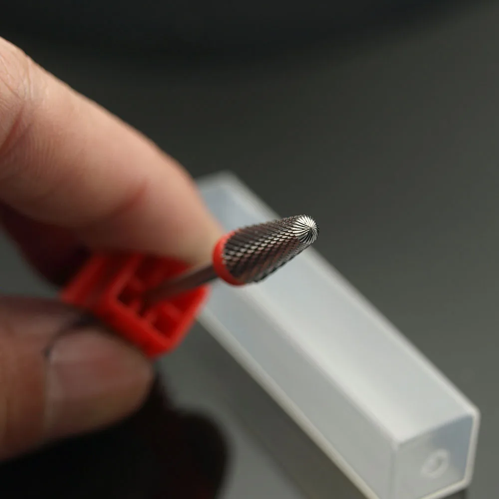 Easynail~Новый 3/32 '' Тунгстеновый стальной насадка для сверла для ногтей Файлик Карбидный наконечник Гель-удалитель Миллинг Серебро на.