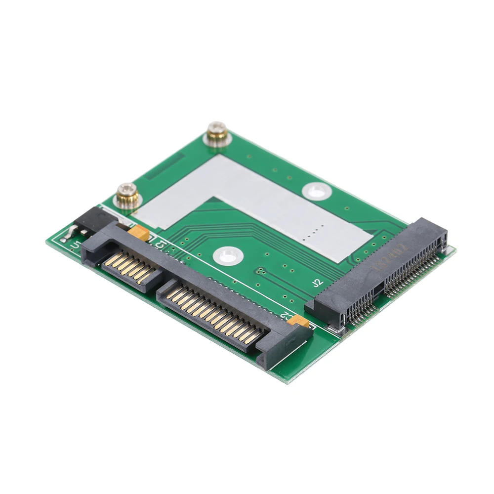 Половина высоты mSATA Mini PCI e SSD до 2.5in SATA3 интерфейс конвертер адаптер