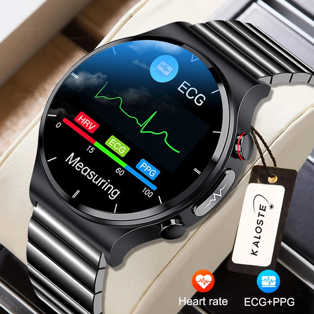 

2022 Thermometer Smart Watch 360*360 HD Full Touch Screen ECG Heart Rate Monitor Blood Oxygen Sports Smartwatch Weather Forecast