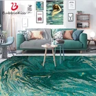 Абстрактный Коврик для поцелуя из пузырей, морской воды, зеленый золотой узор, коврик для пола, индивидуальный декоративный коврик для гостиной, коврики для спальни