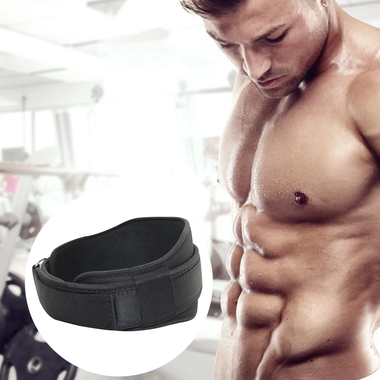 

Weightlifting Belt Lumbar Support Band Lower Back Brace For Gym Bodybuilding And Waist Protection
