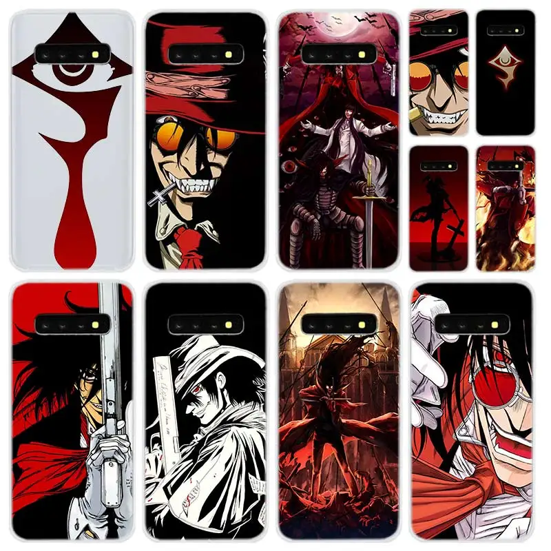 

Мягкий силиконовый чехол для Samsung Galaxy S21 S20 Uitra S10 S9 S8 Plus Lite Ultra S20fe S10e S7Edge аниме Hellsing Alucard Fan