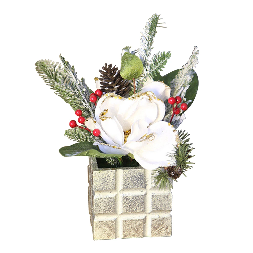 Имитация орхидеи в горшке для дома искусственный букет Магнолия свадебный фон