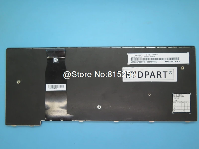 Keyboard For Lenovo Thinkpad 11e 5th Gen Type 20LR 20LQ Yoga 20LN English US 01LX700 SN20P33671 NSK-ZE0SW 01 01LX740 | Компьютеры и