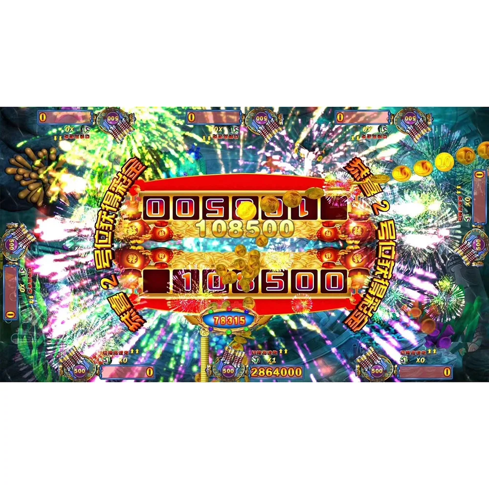 

4/6/8/10 Players Fish Hunter Game Machine Host Five Tigers Fish Hunter Casino Gambling Game Machine Accessories