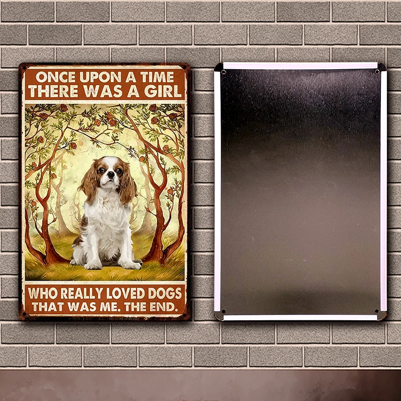 [Kelly66] Домашние животные кавалер Кинг Чарльз спаниель ванночка собака искусство