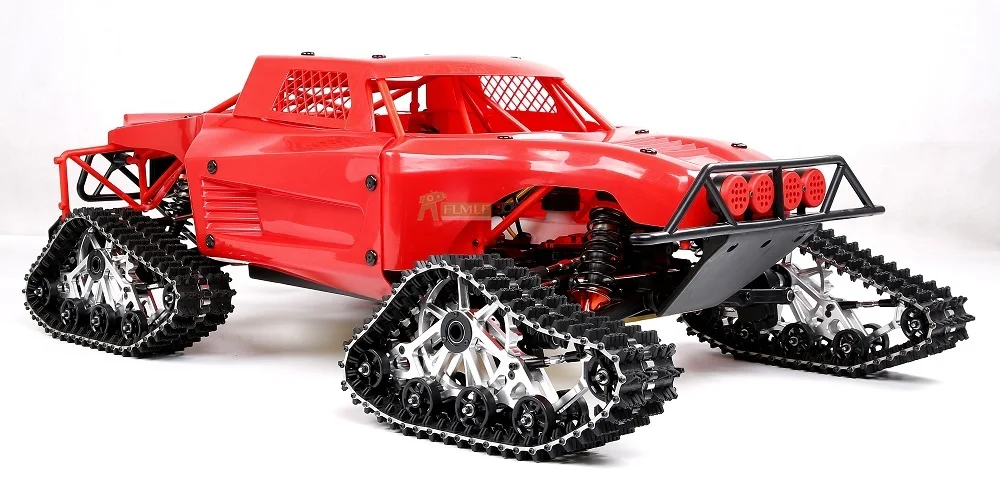 Snowmobile Tires Conversion Kit Tracked Set Fit for 1/5 Scale Losi 5ive T ROFUN ROVAN LT KingmotorX2 RC CAR Update PARTS images - 6