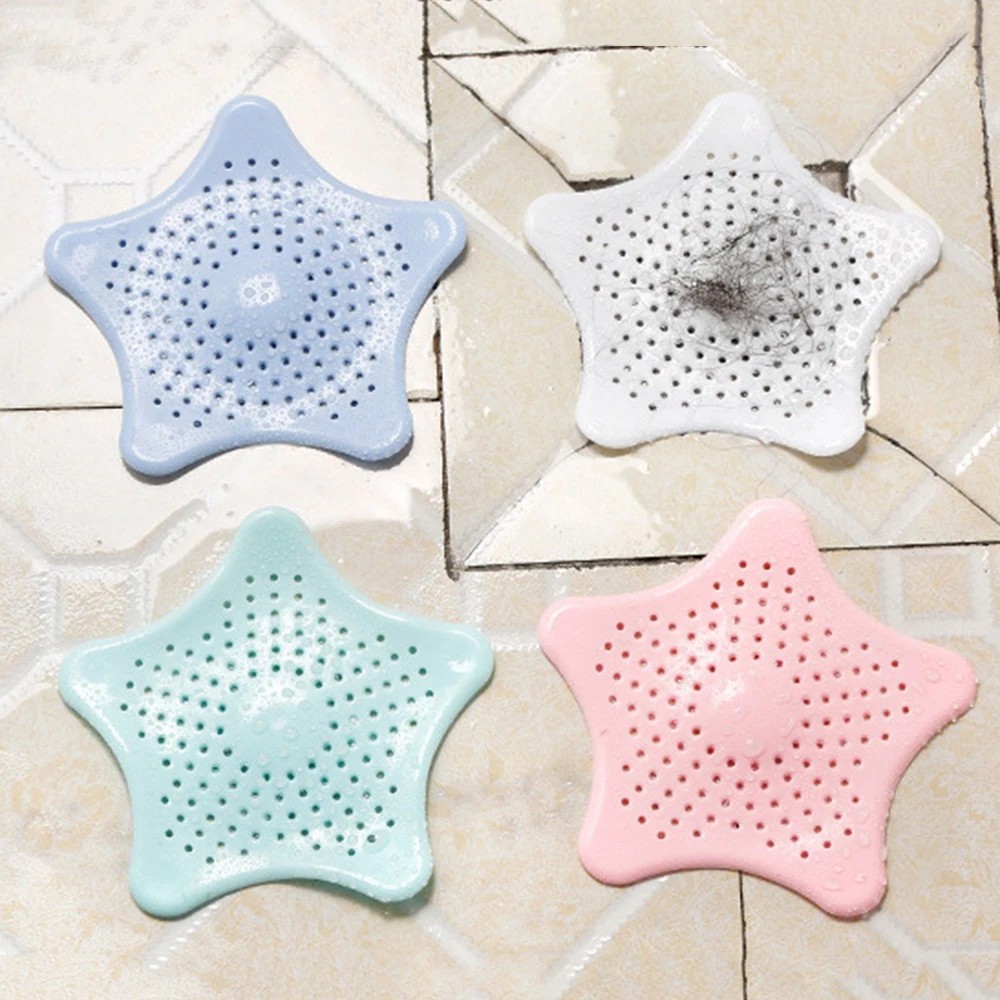 

Bathroom Hair Filter Star Bathroom Drain Hair Catcher Bath Stopper Plug Sink Strainer Filter Shower For Home Kitchen Accessories