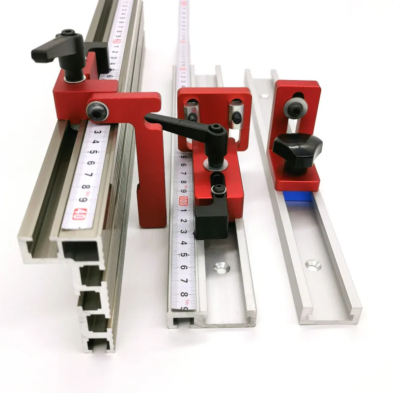 Woodworking T Slot Stopper Miter Gauge Fence Connector Alloy Track Stop Block Saw Table Sliding Brackets Chute Limiter | Инструменты