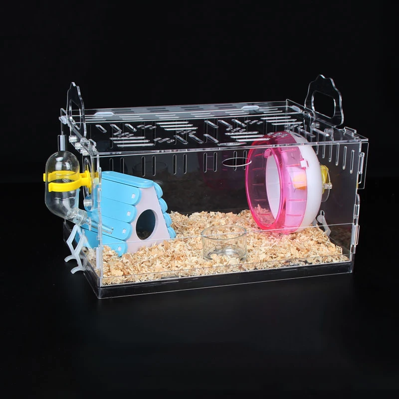 Поднос стиль хомяк дом акриловый двухслойный большой вилла посылка морская