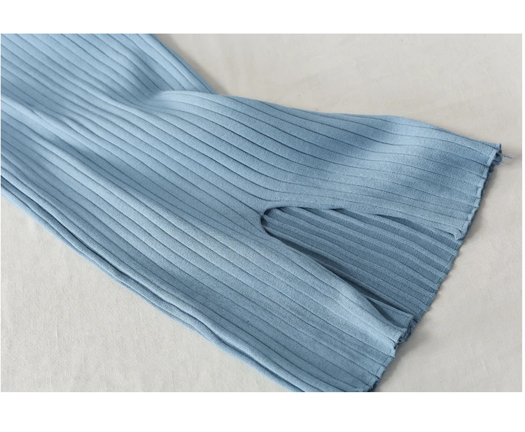 

Women Dress Sets Spring Autumn 2021 New Matching Suit Casual Knitted Sling Hip Long Dress + Slash Collar Sweater Two-piece Set