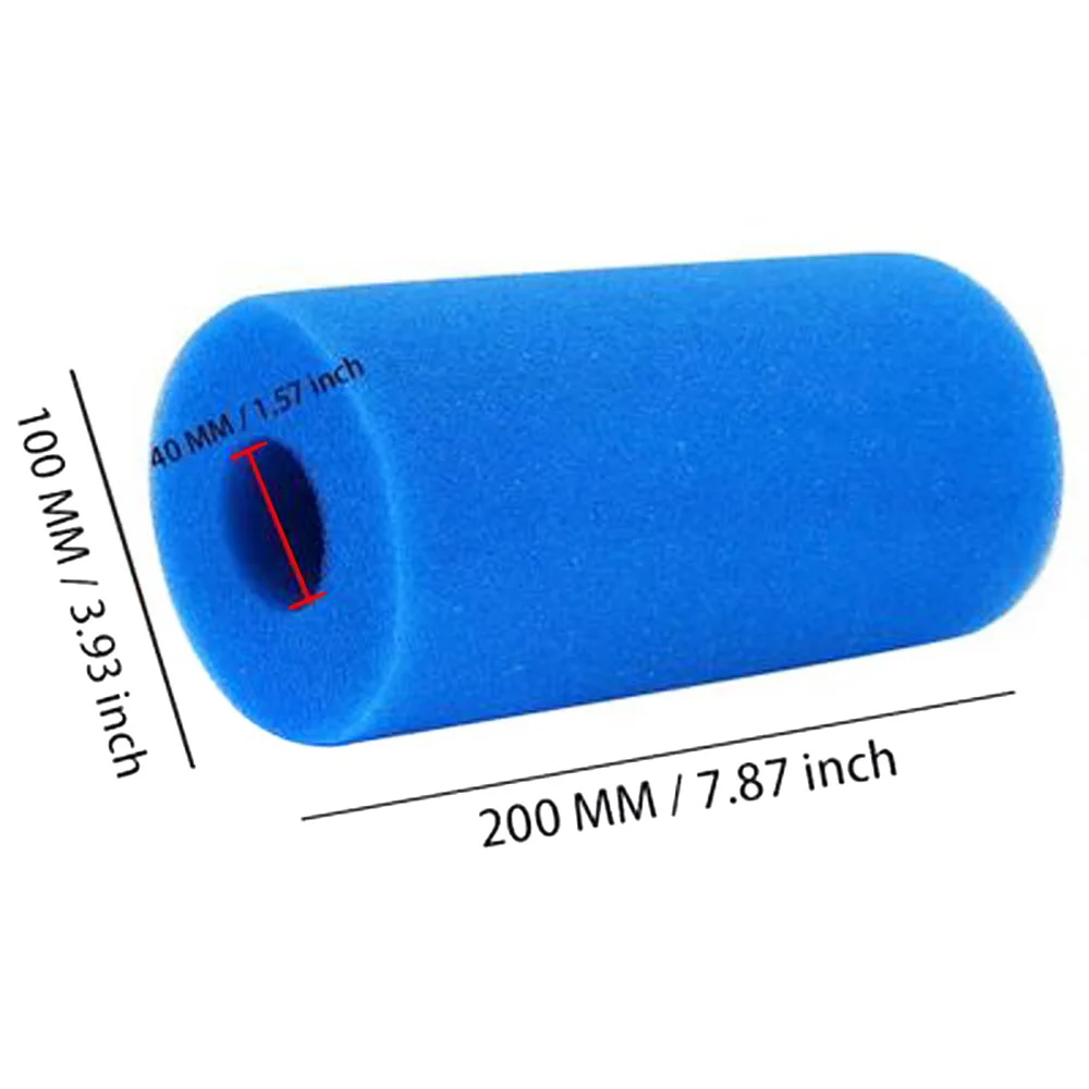 Фильтрующая губка для бассейна многоразовый очиститель биопены Intex тип