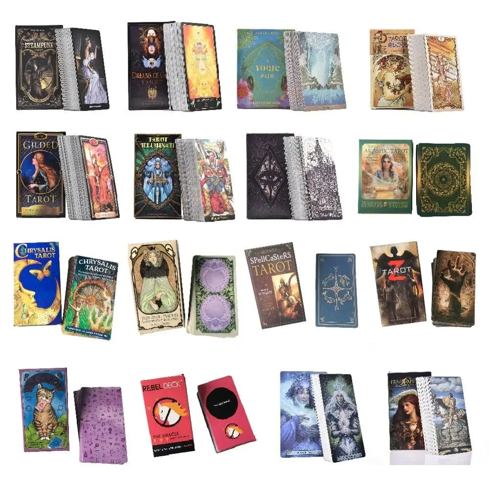 Карты Tarot настольные игры с изображением судьбы и Таро подарок на английском