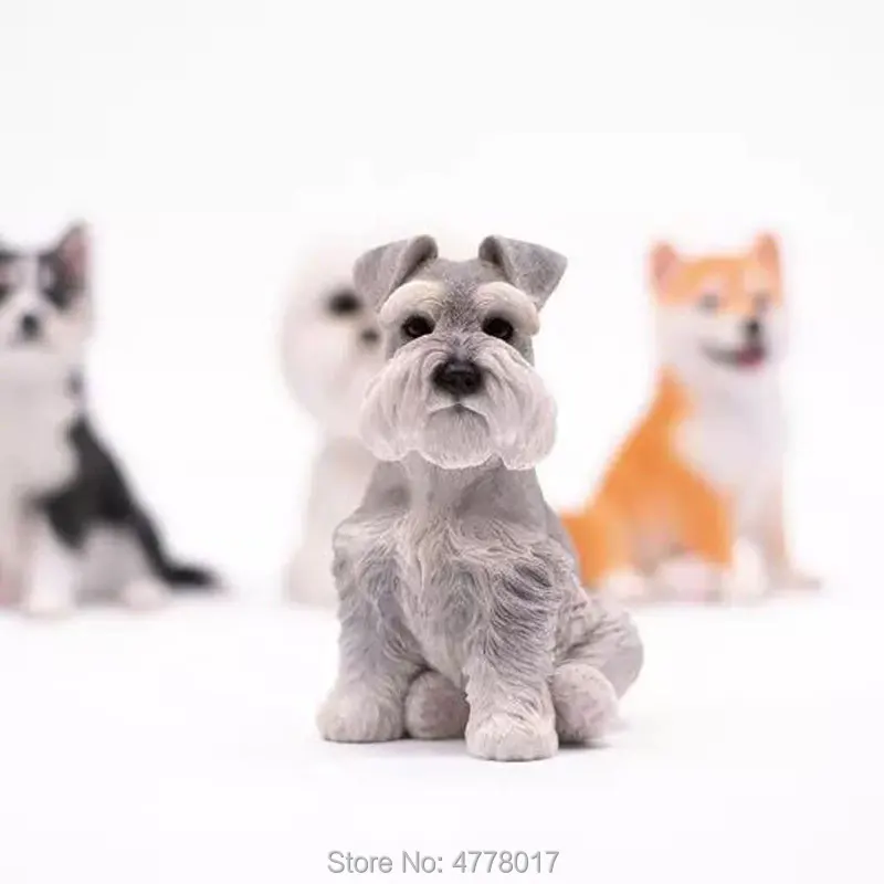 Большая 3d форма для выпечки в виде животного шнауцера Шиба ину Сибирский хаски силиконовая форма в виде животных для шоколада мыло свечи гипсовые поделки diy