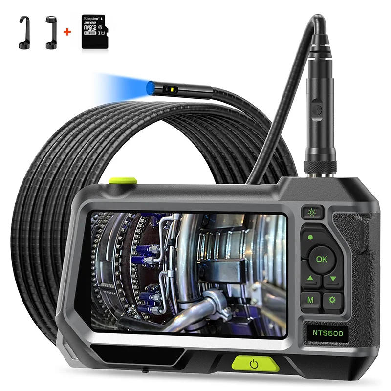 

Промышленный эндоскоп, Инспекционная камера, Бороскоп 5 дюймов 1280P для ремонта автомобилей HVAC