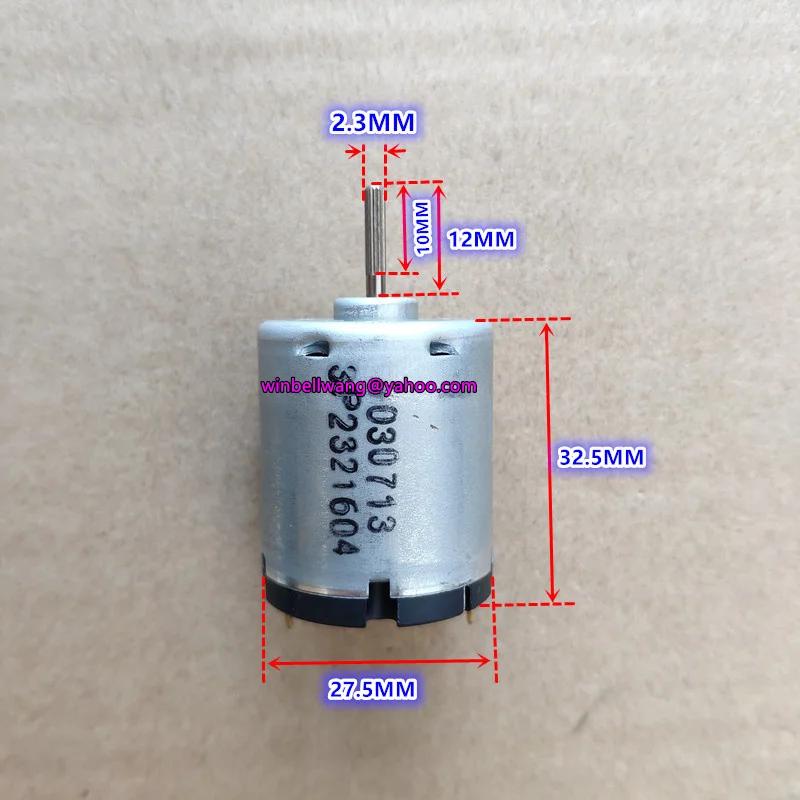 Абсолютно Новый Диаметр 27 5 мм Johnson 6V ~ 12V 10000 об/мин высокая скорость 365 двигатель