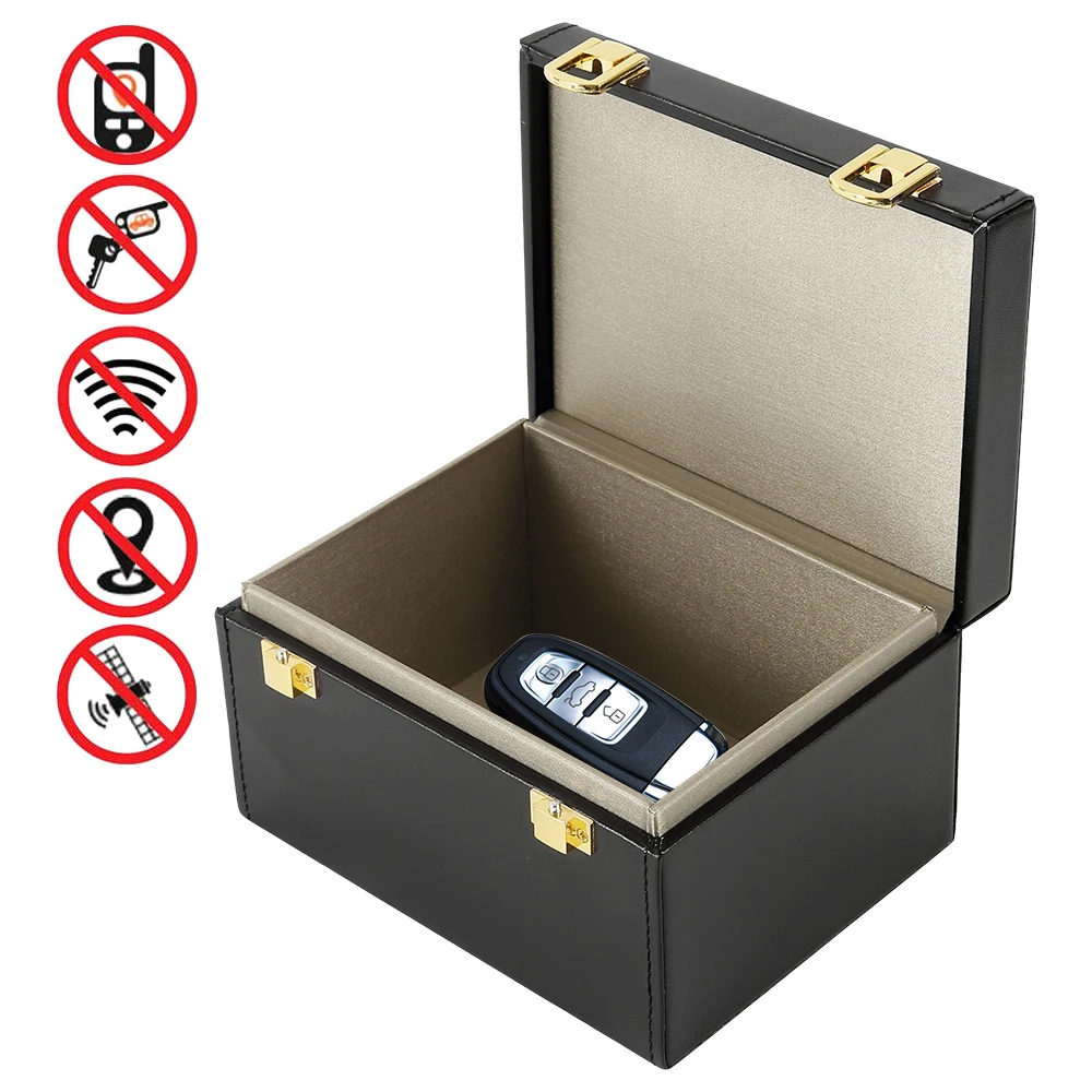 Автомобильный ключ блокировщик сигнала Коробка двойной замок Анти вор
