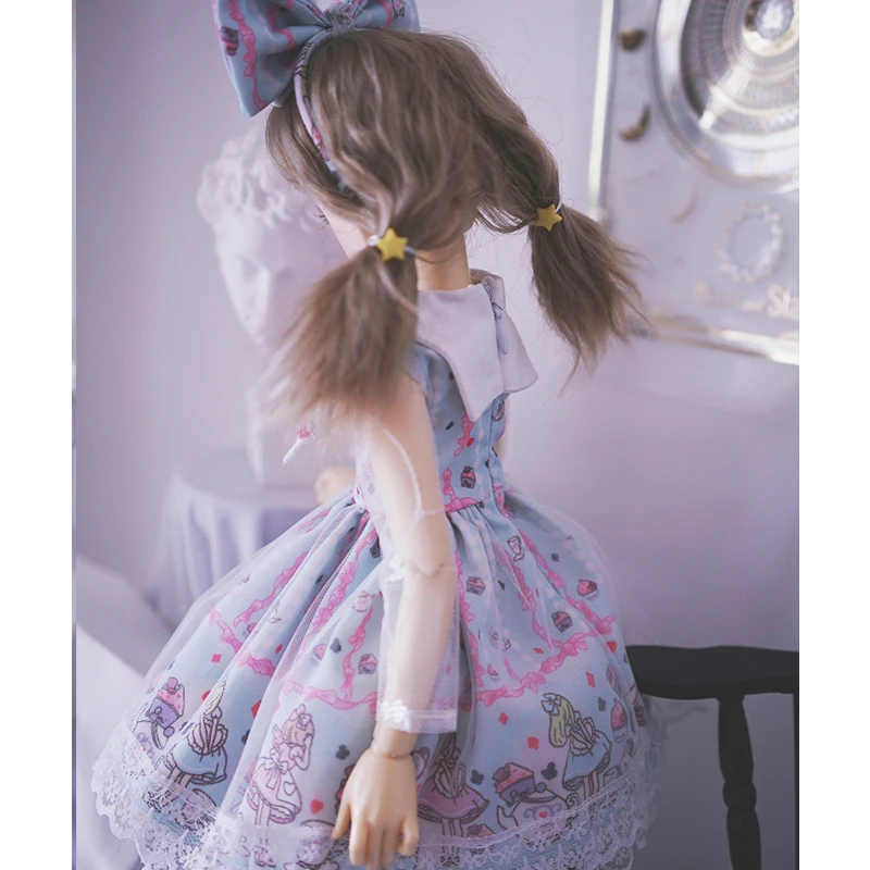 BJD кукла платье 1/4 1/6 1/3 BJD кукла платье+ украшение для волос+ Носки для 1/6 1/4 1/3 BJD кукла аксессуары для куклы одежда костюм для девочек