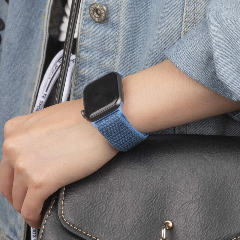 Спортивная петля для Apple watch Band 4 5 correa iwatch 3 2 1 42 мм 38 мм 44 мм 40 мм Apple watch ремешок браслет pulseira аксессуары