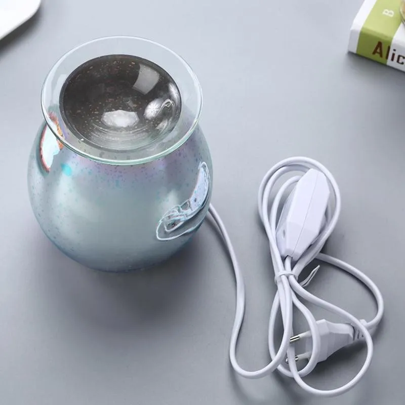 Электрическая ароматическая Лампа Диффузор 3d фейерверка благодаря серебристому