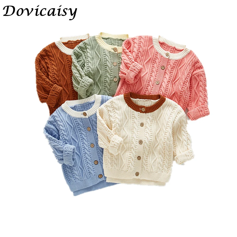 

Autumn Baby Sweater Knitted Cardigan Jacket Baby Sweater Coat Girls Cardigan Girls Winter Sweaters For Girl coat