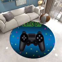 gaming mat carpet living room modern round room rug game console chair mats for bedroom boys kids play floor carpets door mat