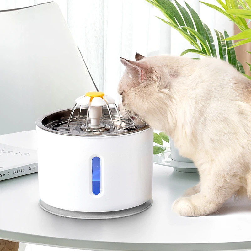 Pet Cat Dog Water Fountain Dog Drinking Bowl USB Automatic Water Dispenser Super Quiet Drinker Auto Feeder Pet Products Supplies images - 6
