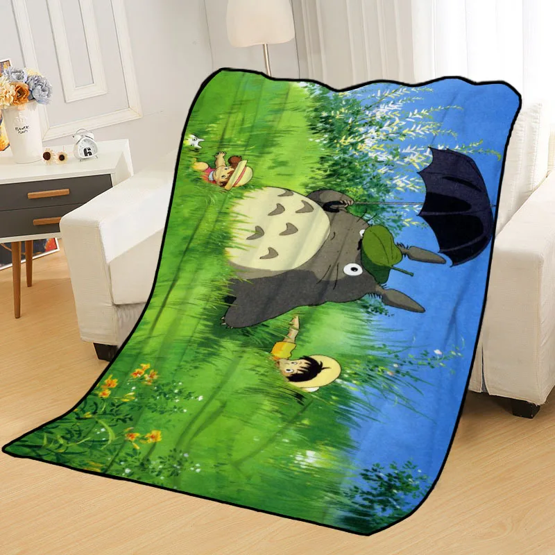 ?? パーソナライズされた毛布カスタムトトロ毛布ベッドソフトtr Diyあなたピクチャードロップシッピングスロー旅行毛布
