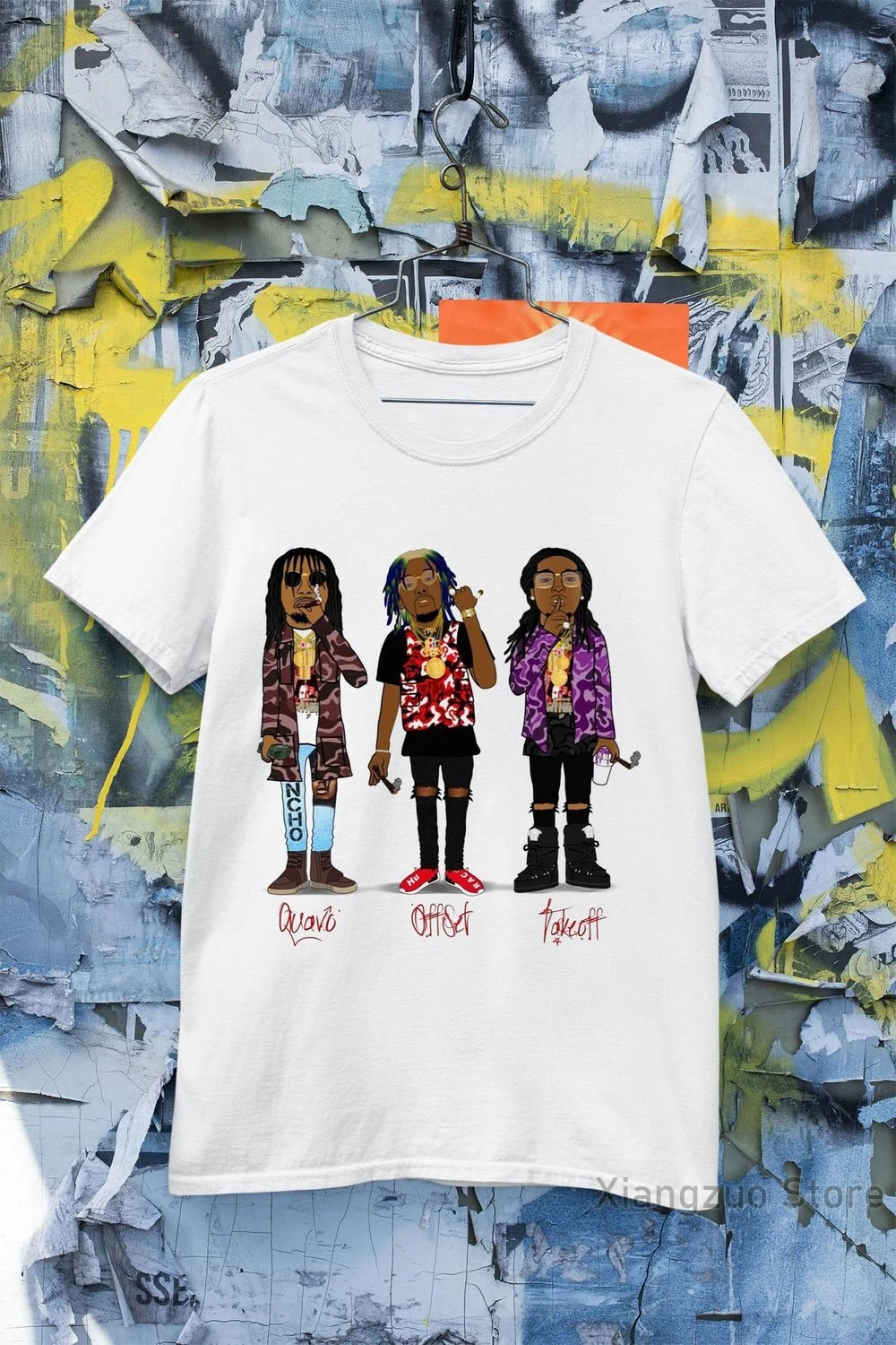 Футболка Migos Culture с логотипом подарок на день рождения хлопковая Повседневная