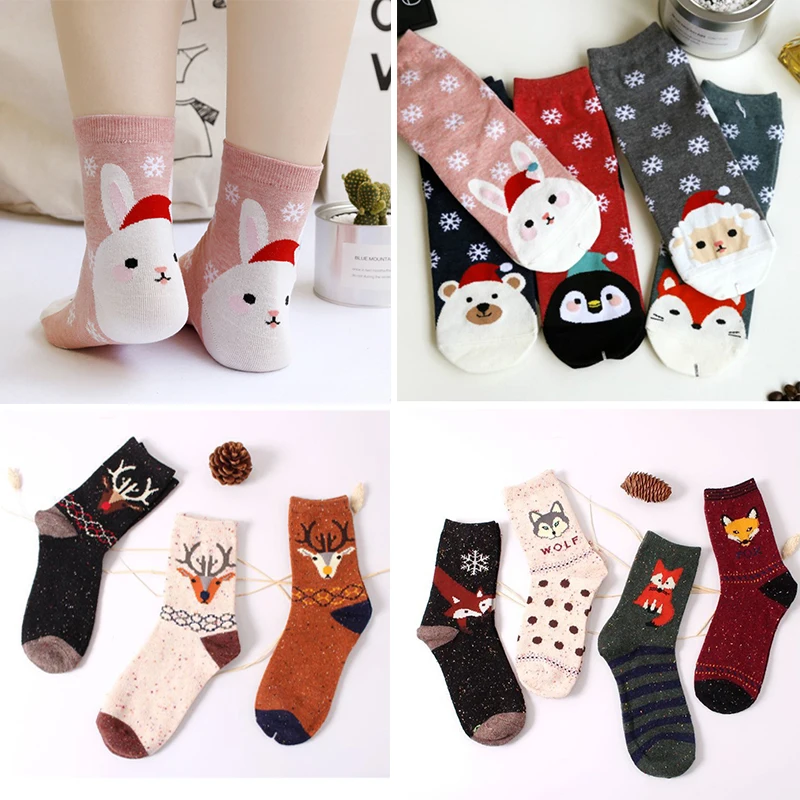 

10Pairs/Lot Japanese Cotton Loose Socks High School Girls Harajuku Socks Solid Colors Needles Knitting Striped Colorful Sox