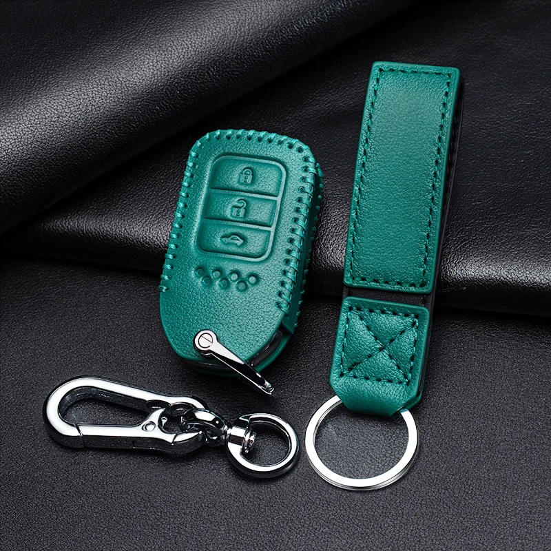 Чехол для ключей из натуральной кожи автомобиля Honda crv кожаный чехол высокого