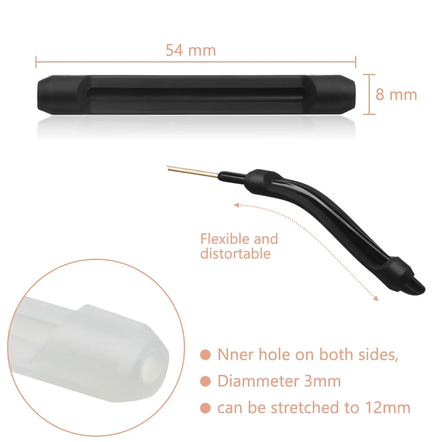 

12 /6 Pairs Soft Silicone Eyeglass Ear Cushions For Pads Eyeglasses Strap Holder Eyeglass Pads Anti Slip Glasses Ear Hook
