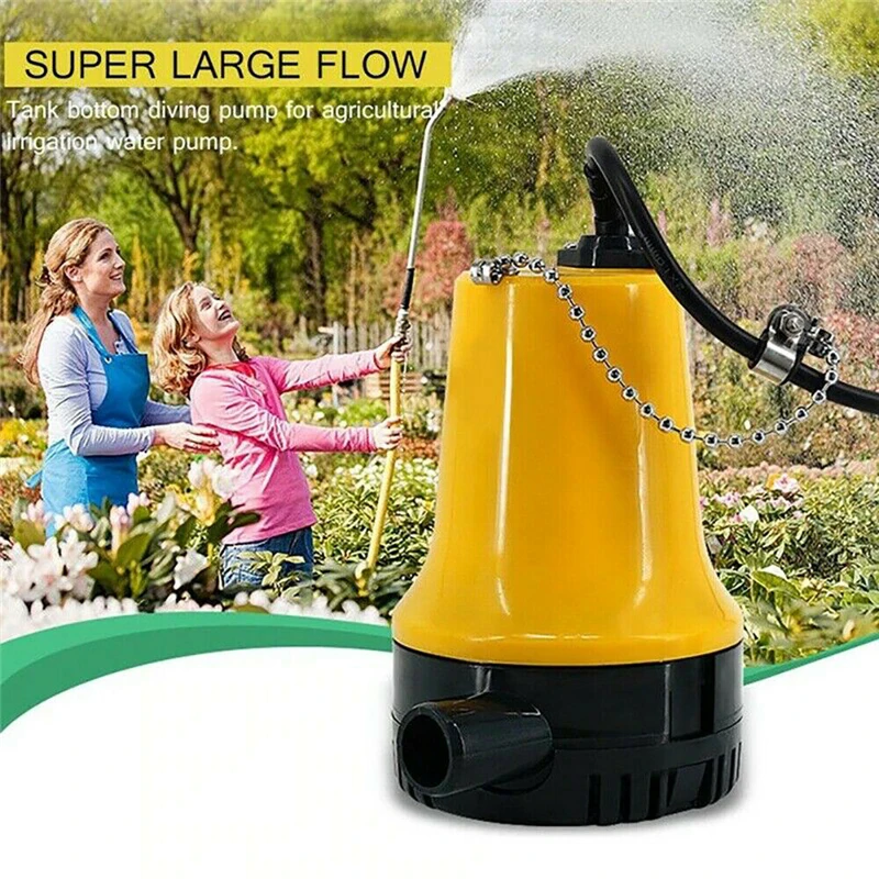 

High Qulity 12V/24V 60W Bilge Pump Mini Submersible Electric Pump Cabin Drainage Pump Household Pumping Safe And Durable