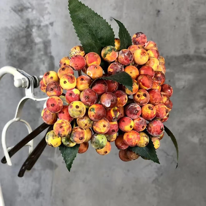 Искусственные цветы из черники искусственные растения шелковые декоративные