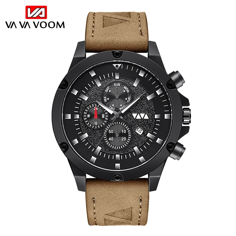 Часы мужские в стиле милитари модные маленькие с декоративным циферблатом