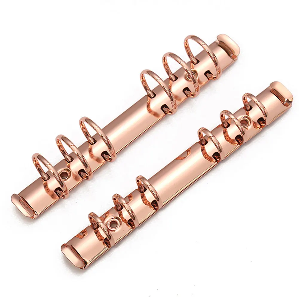 1 шт. металлическое спиральное связующее кольцо зажим с винтом для дневника