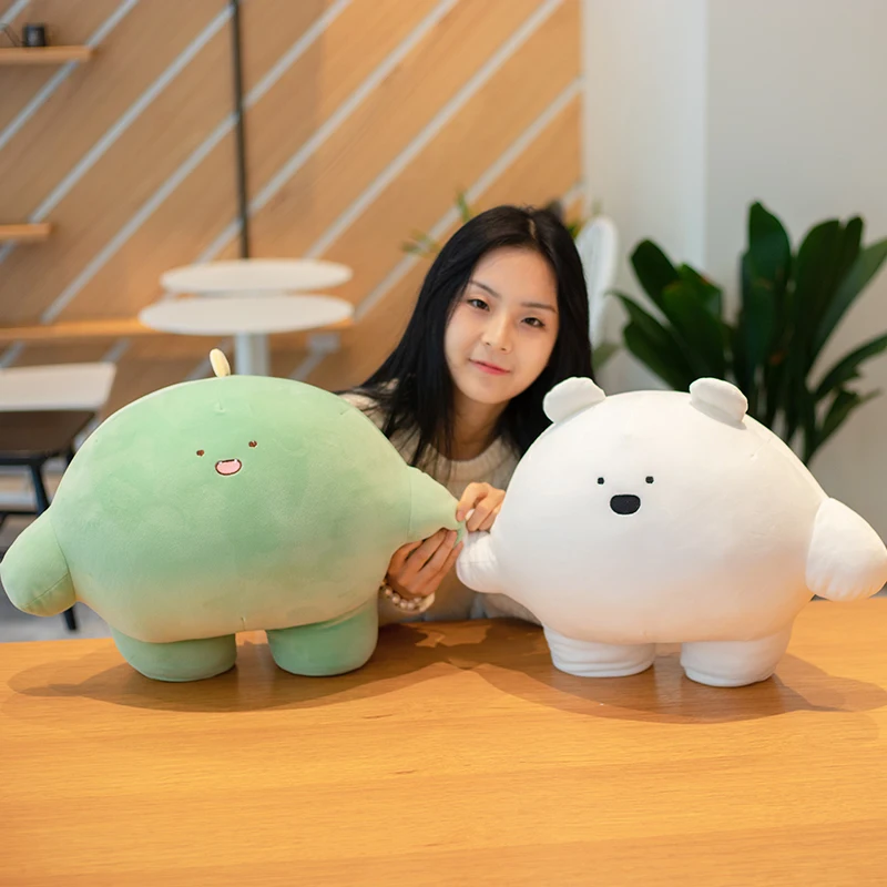

23/40cm Cute Dinosaur Bear Rabbit Penguin Plush Toys Soft Pillow Stuffed Lovely Animals Dolls For Kids Girls Birthday Gifts