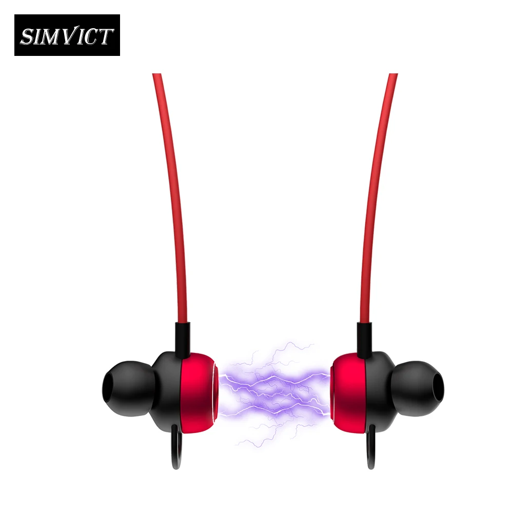 Simvict Bluetooth наушники Беспроводная Гарнитура 3D стерео наушники Handsfree наушники с микрофоном для спортивных игр