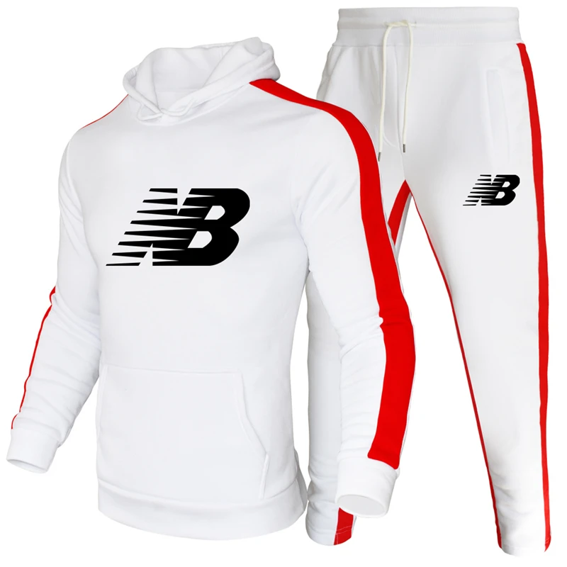 

New Autumn/winter men's tracksuit Pure cotton fitness casual Hoodies,fashion sports hoodie+ sports pants warm Men's clothing