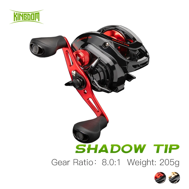 

Kingdom High Speed Baitcasting Reel Super Light Left Right Hand Magnetic Brake System Max Drag 5KG Aluminum Alloy Fishing Reels