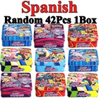 Железная коробка с испанской вспышкой, игральные карты покемон Пикачу, держатель карт емкостью 60, карточки покемона, коробка для хранения наушников, игрушка