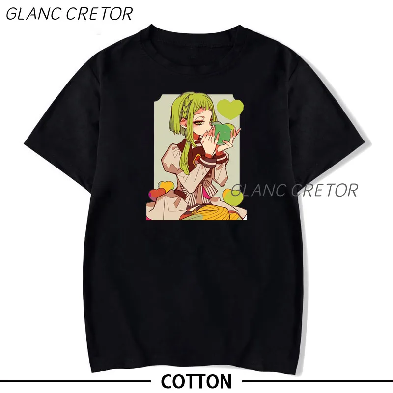 

Футболка Hanako-kun в стиле унитаза, летняя повседневная женская одежда, Ретро стиль, топы с японским аниме рисунком в стиле Харадзюку, футболка